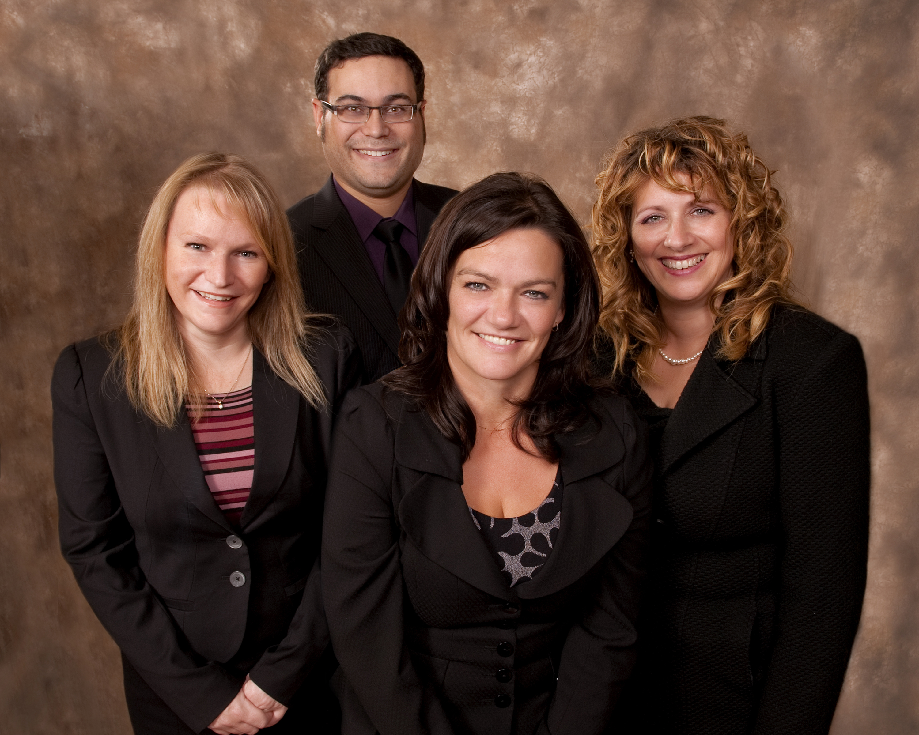 Les membres de l’équipe Mallet Aubin CPA, Julie, Jonathan, Monia et Aline. Les membres de l’équipe Mallet Aubin CPA